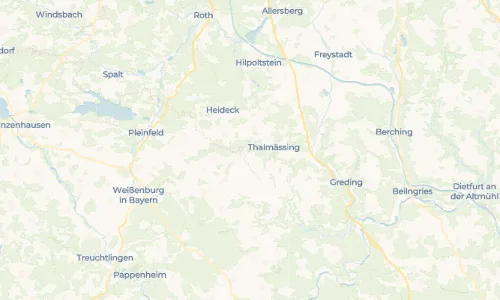 Regenradar Vorschaubild - Aktuelle Niederschläge in Ohlangen und Umgebung