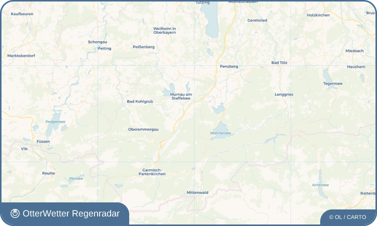 Widget-Vorschau für Ohlstadt Wetter-Widget-Vorschau mit Vorhersagedaten für Ohlstadt
