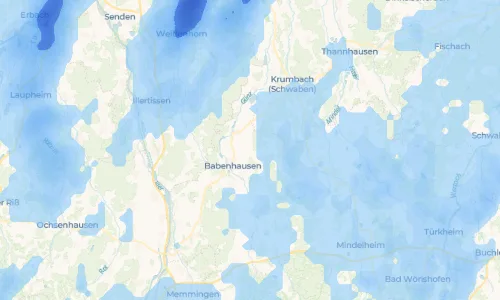 Regenradar Vorschaubild - Aktuelle Niederschläge in Olgishofen und Umgebung