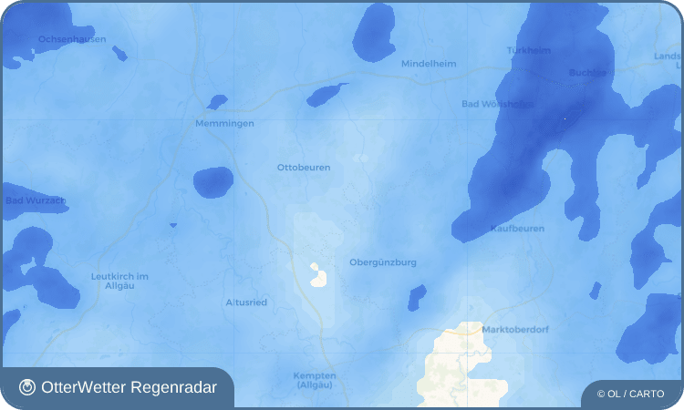 Widget-Vorschau für Ollarzried Wetter-Widget-Vorschau mit Vorhersagedaten für Ollarzried