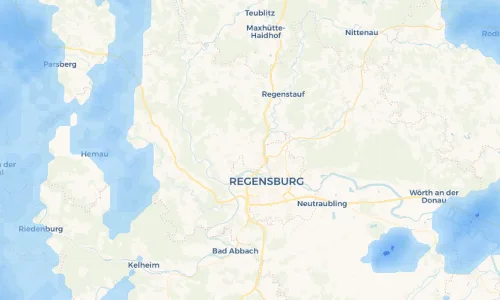 Regenradar Vorschaubild - Aktuelle Niederschläge in Oppersdorf und Umgebung