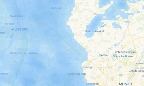 Regenradar Orthofen: aktuelle Niederschläge in Orthofen und Umgebung, Stand 20. Oktober 2026 um 10:55 Uhr