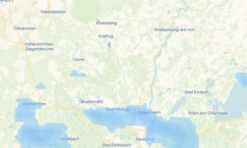 Regenradar-Vorschau: aktuelle Niederschläge in Ostermünchen und Umgebung