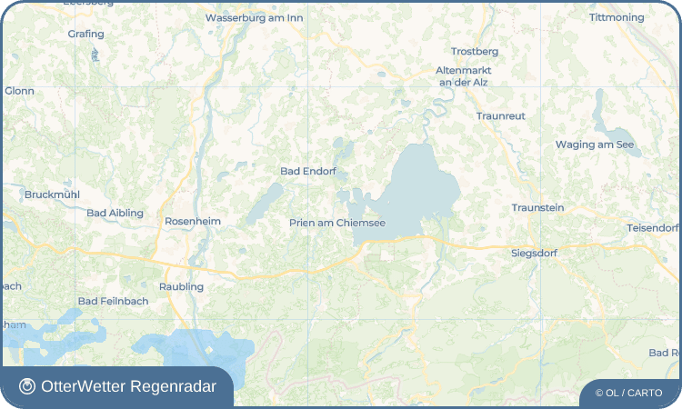 Wetter-Widget-Vorschau mit Vorhersagedaten für Osternach