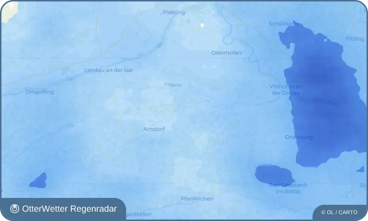 Wetter-Widget-Vorschau mit Vorhersagedaten für Osterndorf
