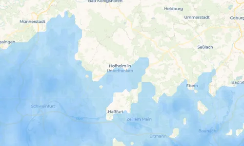 Regenradar-Vorschau: aktuelle Niederschläge in Ostheim und Umgebung