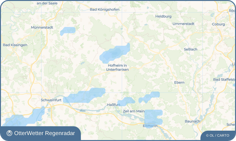 OtterWetter Regenradar-Widget Ostheim