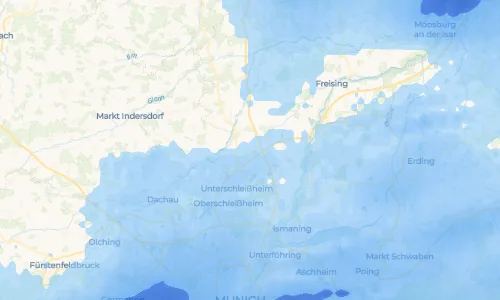 Regenradar Vorschaubild - Aktuelle Niederschläge in Ottenburg und Umgebung