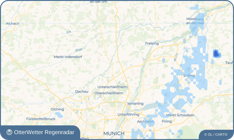 OtterWetter Regenradar-Widget Ottenburg