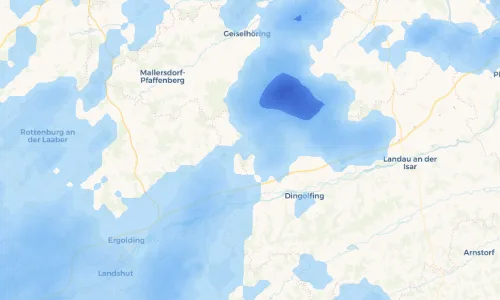 Regenradar Vorschaubild - Aktuelle Niederschläge in Ottending und Umgebung