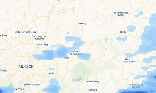 Regenradar Vorschaubild - Aktuelle Niederschläge in Ottenhofen und Umgebung