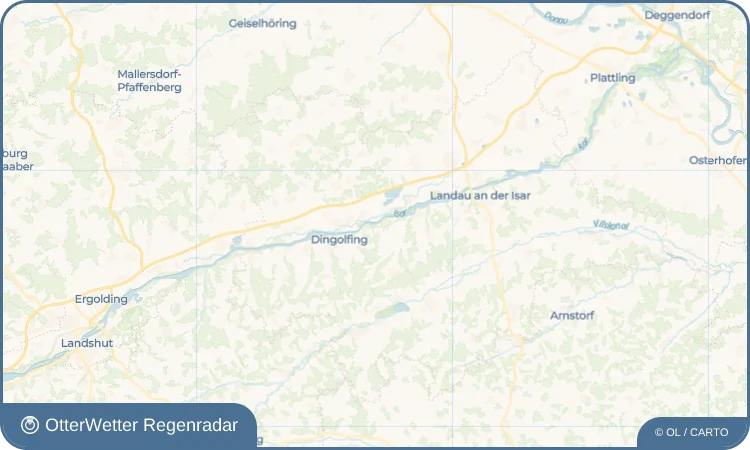 Widget-Vorschau für Ottenkofen Wetter-Widget-Vorschau mit Vorhersagedaten für Ottenkofen