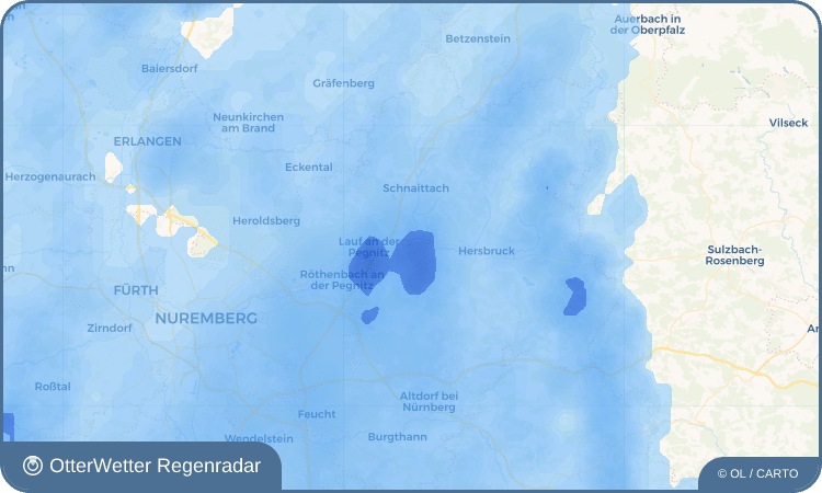 Wetter-Widget-Vorschau mit Vorhersagedaten für Ottensoos
