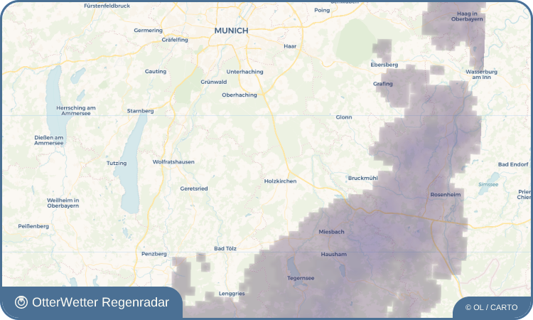 OtterWetter Regenradar-Widget Otterfing
