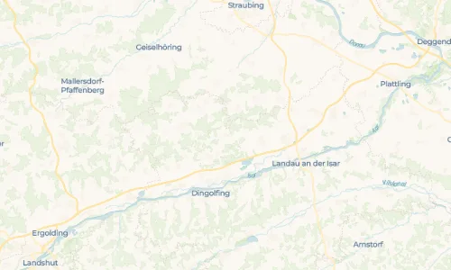 Regenradar Vorschaubild - Aktuelle Niederschläge in Ottering und Umgebung