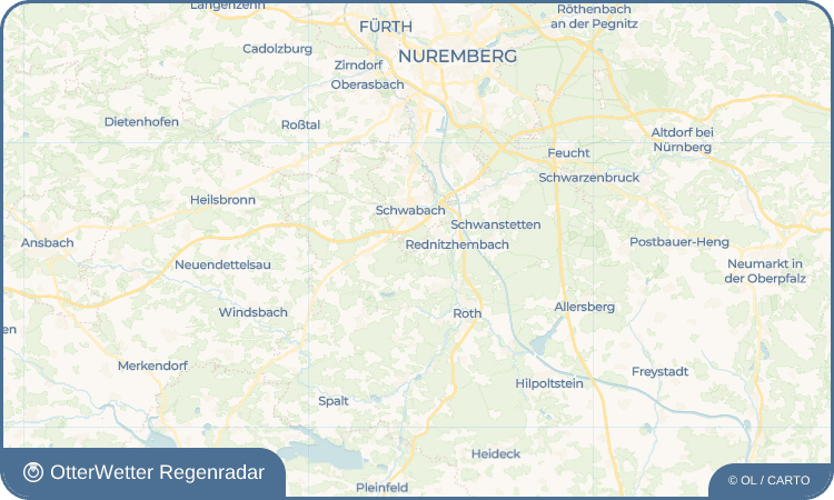 OtterWetter Regenradar-Widget Ottersdorf