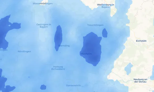 Regenradar Vorschaubild - Aktuelle Niederschläge in Otting und Umgebung