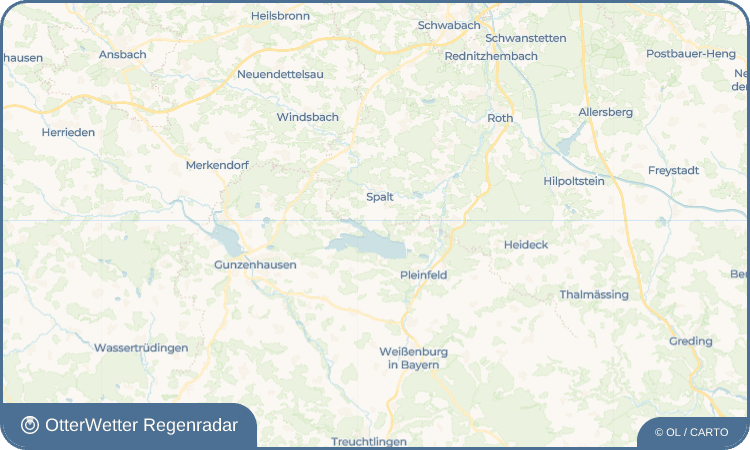 OtterWetter Regenradar-Widget Ottmannsberg