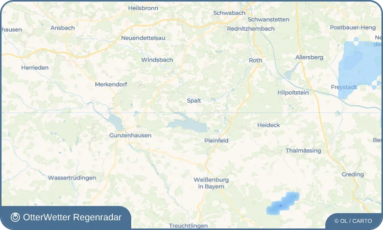 Widget-Vorschau für Ottmannsberg Wetter-Widget-Vorschau mit Vorhersagedaten für Ottmannsberg