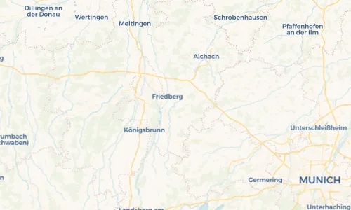 Regenradar Vorschaubild - Aktuelle Niederschläge in Ottmaring und Umgebung