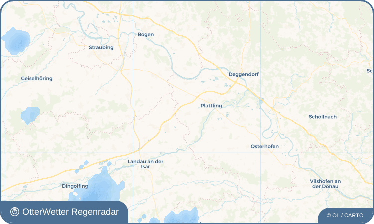 OtterWetter Regenradar-Widget Otzing