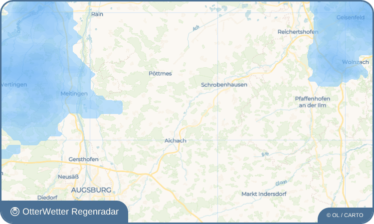 OtterWetter Regenradar-Widget Paar