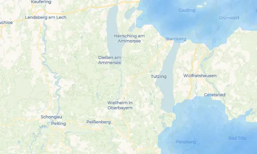 Regenradar Vorschaubild - Aktuelle Niederschläge in Pähl und Umgebung