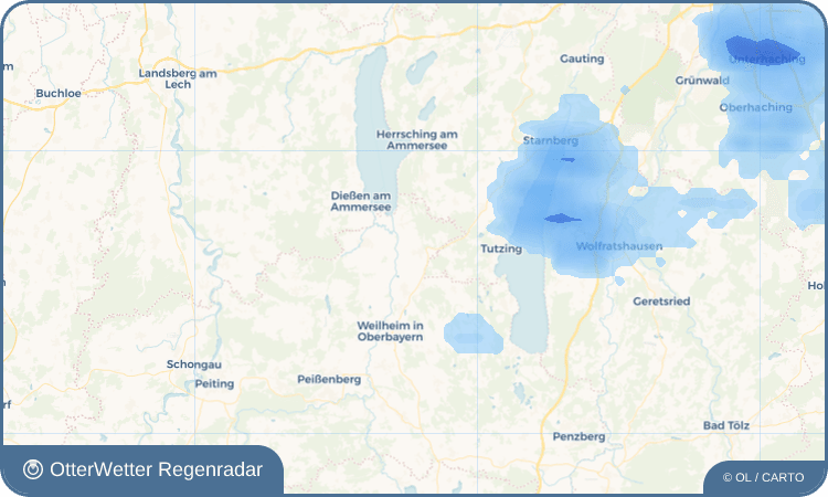 OtterWetter Regenradar-Widget Pähl