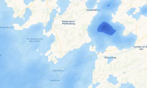 Regenradar Vorschaubild - Aktuelle Niederschläge in Paindlkofen und Umgebung