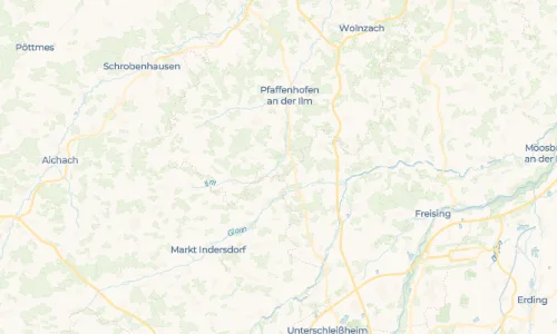 Regenradar Vorschaubild - Aktuelle Niederschläge in Paindorf und Umgebung