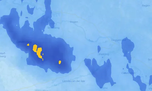 Regenradar Vorschaubild - Aktuelle Niederschläge in Paitzkofen und Umgebung