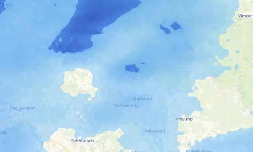 Regenradar Palmberg: aktuelle Niederschläge in Palmberg und Umgebung, Stand 23. Oktober 2026 um 23:45 Uhr