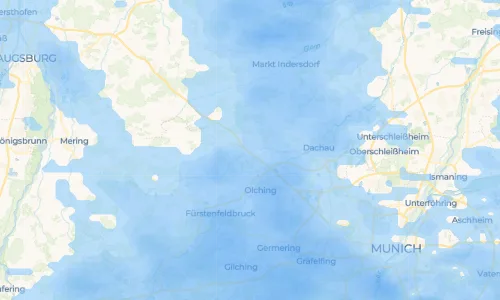 Regenradar Vorschaubild - Aktuelle Niederschläge in Palsweis und Umgebung