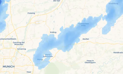 Regenradar Vorschaubild - Aktuelle Niederschläge in Papferding und Umgebung
