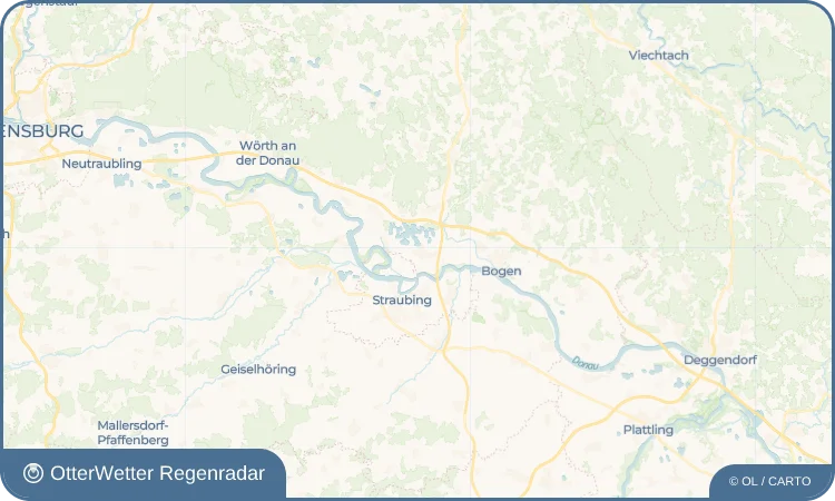 Widget-Vorschau für Parkstetten Wetter-Widget-Vorschau mit Vorhersagedaten für Parkstetten