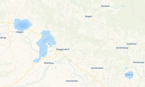 Regenradar Vorschaubild - Aktuelle Niederschläge in Parst und Umgebung