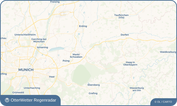 OtterWetter Regenradar-Widget Pastetten