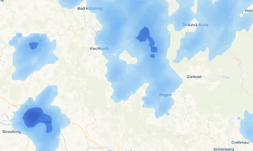 Regenradar Vorschaubild - Aktuelle Niederschläge in Patersdorf und Umgebung
