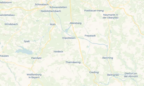 Regenradar Vorschaubild - Aktuelle Niederschläge in Patersholz und Umgebung