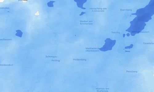 Regenradar Vorschaubild - Aktuelle Niederschläge in Paterzell und Umgebung
