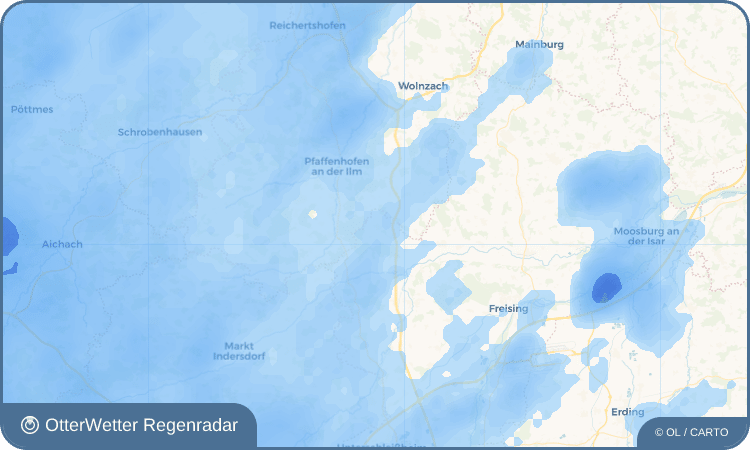 OtterWetter Regenradar-Widget Paunzhausen