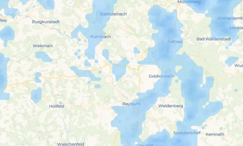 Regenradar Pechgraben: aktuelle Niederschläge in Pechgraben und Umgebung, Stand 28. Oktober 2026 um 8:45 Uhr