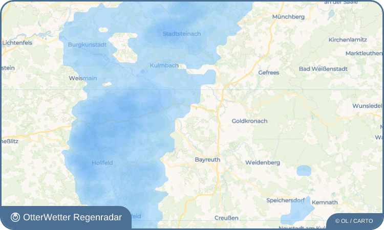 OtterWetter Regenradar-Widget Pechgraben