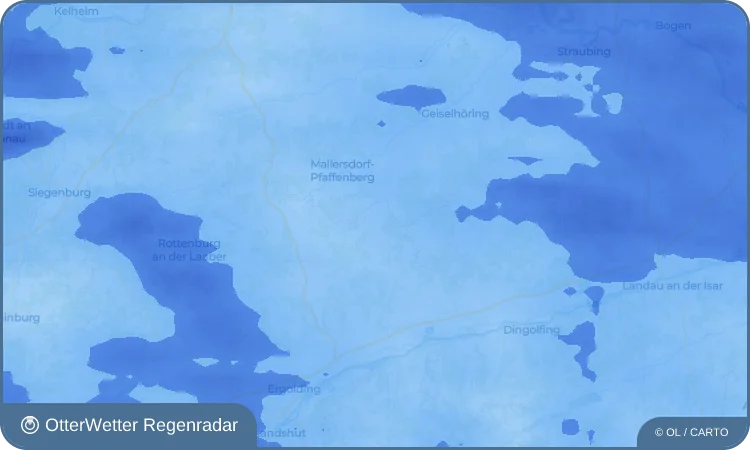 Wetter-Widget-Vorschau mit Vorhersagedaten für Penk