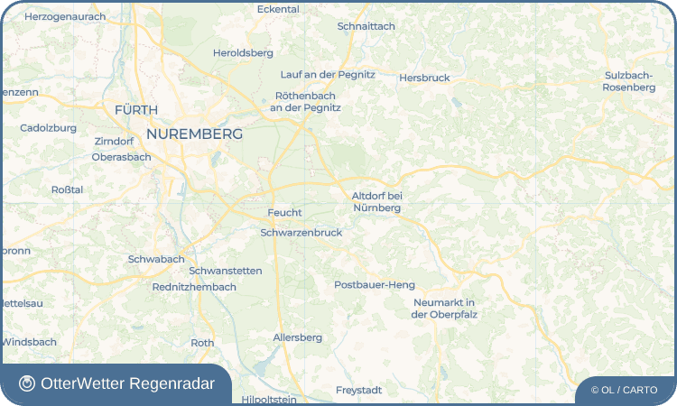 OtterWetter Regenradar-Widget Penzenhofen