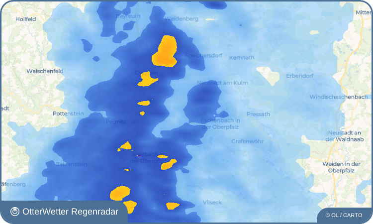 OtterWetter Regenradar-Widget Penzenreuth
