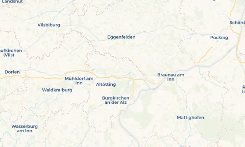 Regenradar Vorschaubild - Aktuelle Niederschläge in Perach und Umgebung
