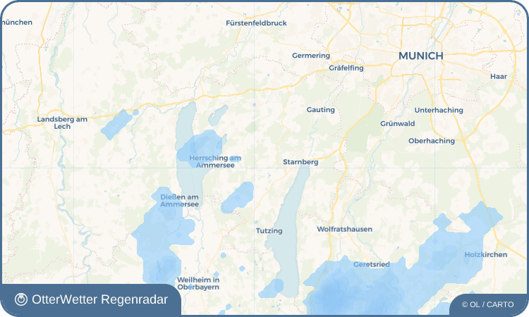 OtterWetter Regenradar-Widget Perchting