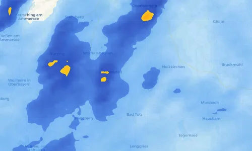 Regenradar Vorschaubild - Aktuelle Niederschläge in Peretshofen und Umgebung