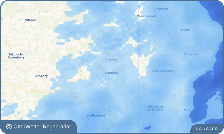 OtterWetter Regenradar-Widget Perschen